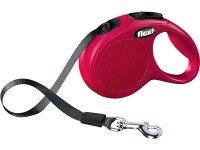 Flexi Vôdzka navíjacia pásová New Classic, veľkosť XS, 3 m, červená