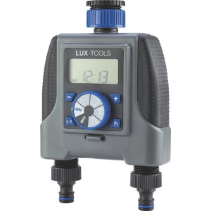 LUX Digitálny zavlažovací počítač EBC-8/2 pre automatické zavlažovanie záhrady.
