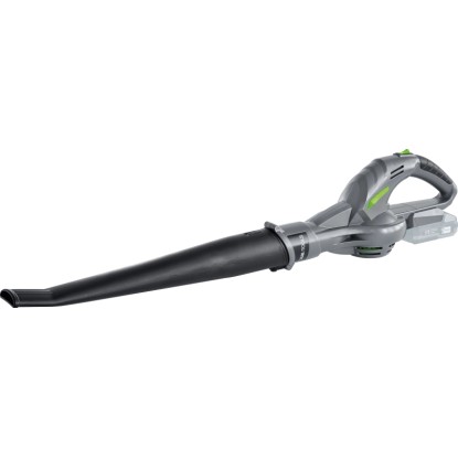 Akumulátorový fúkač lístia LUX-TOOLS A-LB-20/210 A (bez batérie) v sivej a čiernej farbe.