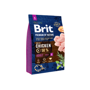 Brit Granule pre psov Premium by Nature ADULT S 1-10 kg s kuracím 3 kg