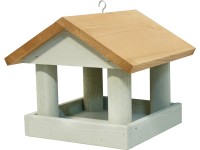 Vtáčie krmítko, borovicové drevo, sivá, 26 x 26 x 24 cm Vtáčie krmítko, borovicové drevo, sivá, 26 x 26 x 24 cm