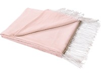 Deka so strapcami ružová 120 x 160 cm