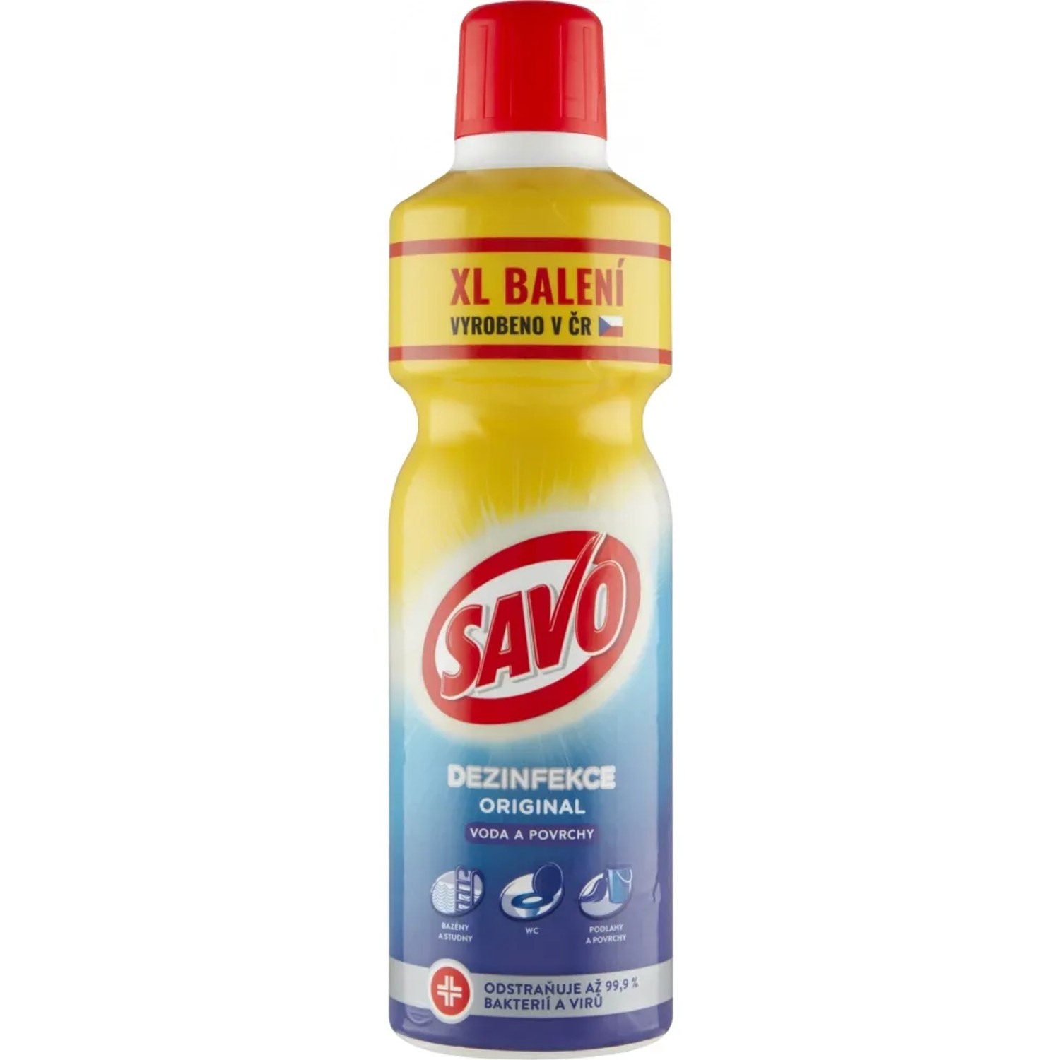 E-shop SAVO Original dezinfekcia vody a povrchov 1,2 l