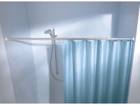 Kleine Wolke Nastaviteľná sprchová tyč chróm, pr. 25 mm, 125-220 cm