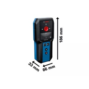 Detektor Bosch Professional GMS 120-27 na lokalizáciu kovu, káblov a drevených trámov.
