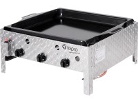 Plynový opekač klobások so smaltovanou panvicou 3 horáky