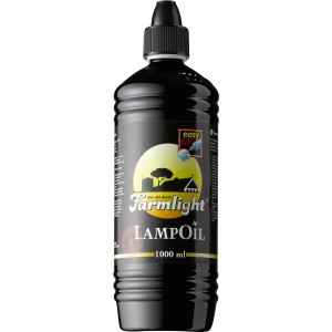 Fľaša The Old Dutch Farmlight Lampový olej číry 1 l pre atmosférickú záhradnú dekoráciu.