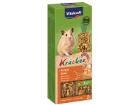 Vitakraft Doplnkové krmivo pre škrečky Kräcker med a špalda 2 ks