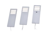 Paul Neuhaus Podhľadové LED svietidlá Helena, 6W, 720lm, 0,7 x 6,6 x 19 cm, 3 ks