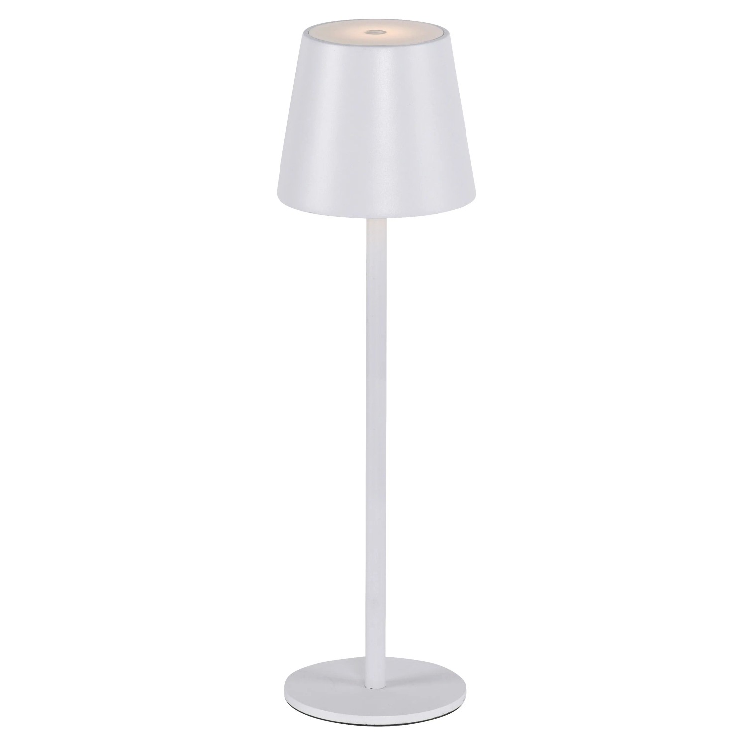 E-shop Just Light. Nabíjacia stolná LED lampa Euria IP54 biela pr. 11 x 37 cm