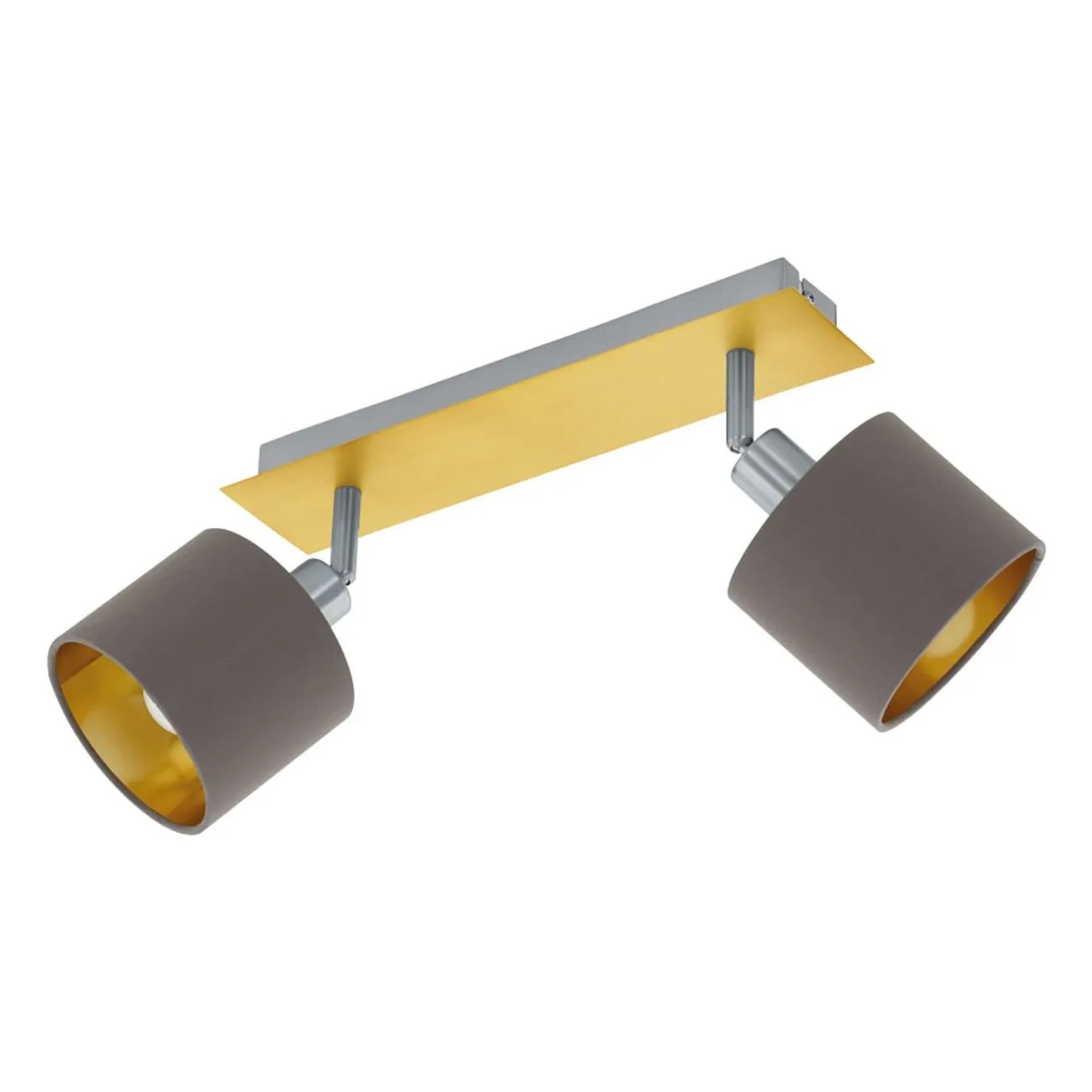 E-shop EGLO Bodové svietidlo VALBIANO cappucino/gold pre 2 x E14 max. 10 W, 32 x 7 cm