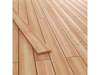 Terasová doska čiastočne drážkovaná/hladká douglaska 21 x 120 x 2000 mm