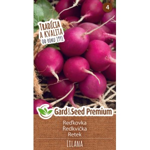 GardenSeed Premium Semienka Reďkovka Lilana