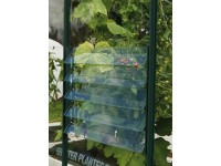 Lamelové nástenné okno zelené