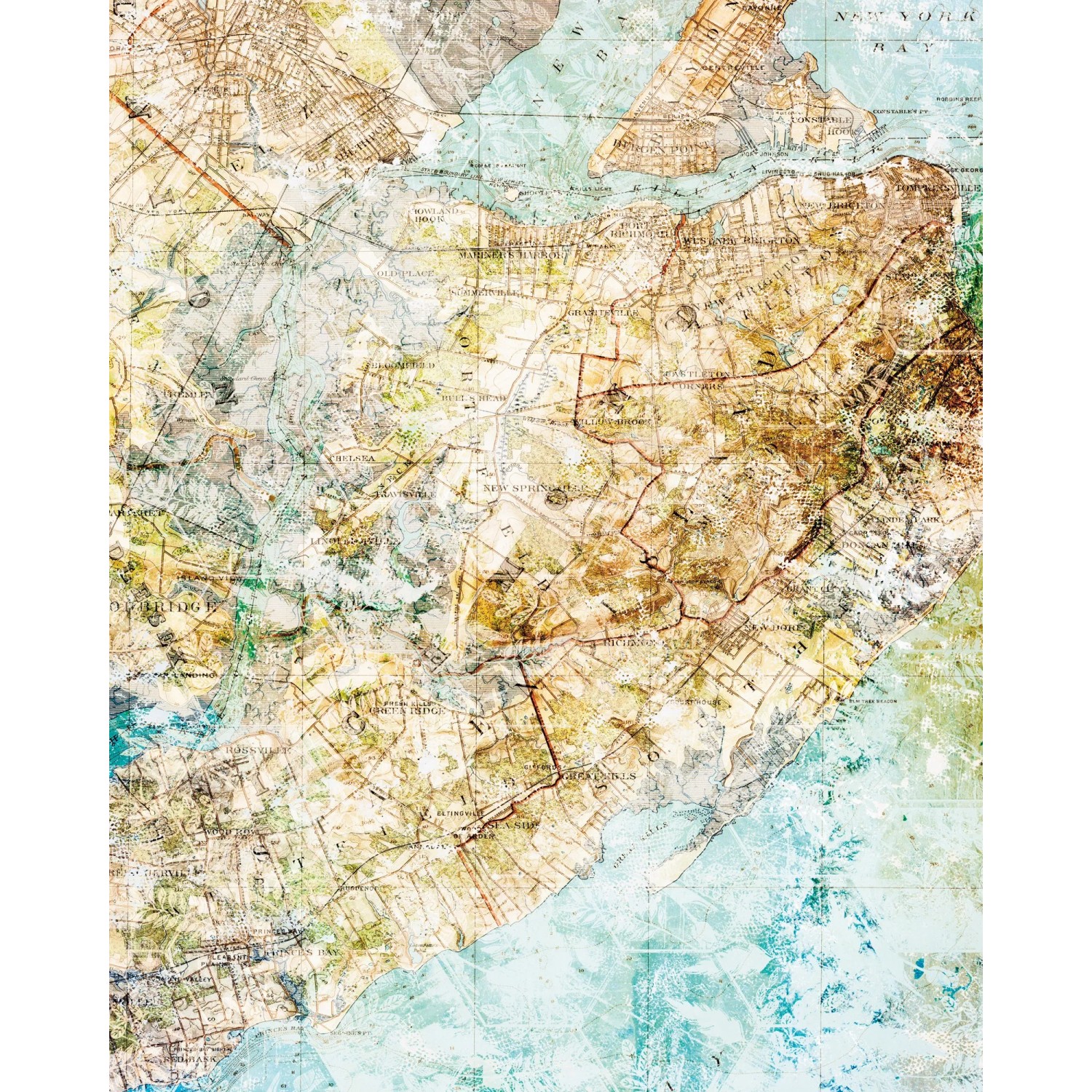 E-shop Komar Vliesová fototapeta Mix Map 200 x 250 cm