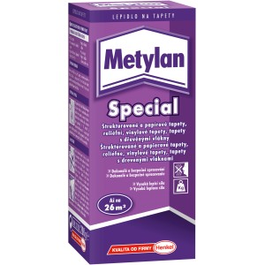 Metylan Special lepidlo na tapety pre rôzne typy tapiet, napr. vinylové tapety.