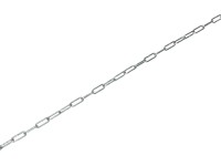 LUX-TOOLS Reťaz dlhočlánková okrúhla galvanicky pozinkovaná, pr. 5 mm x 5 m