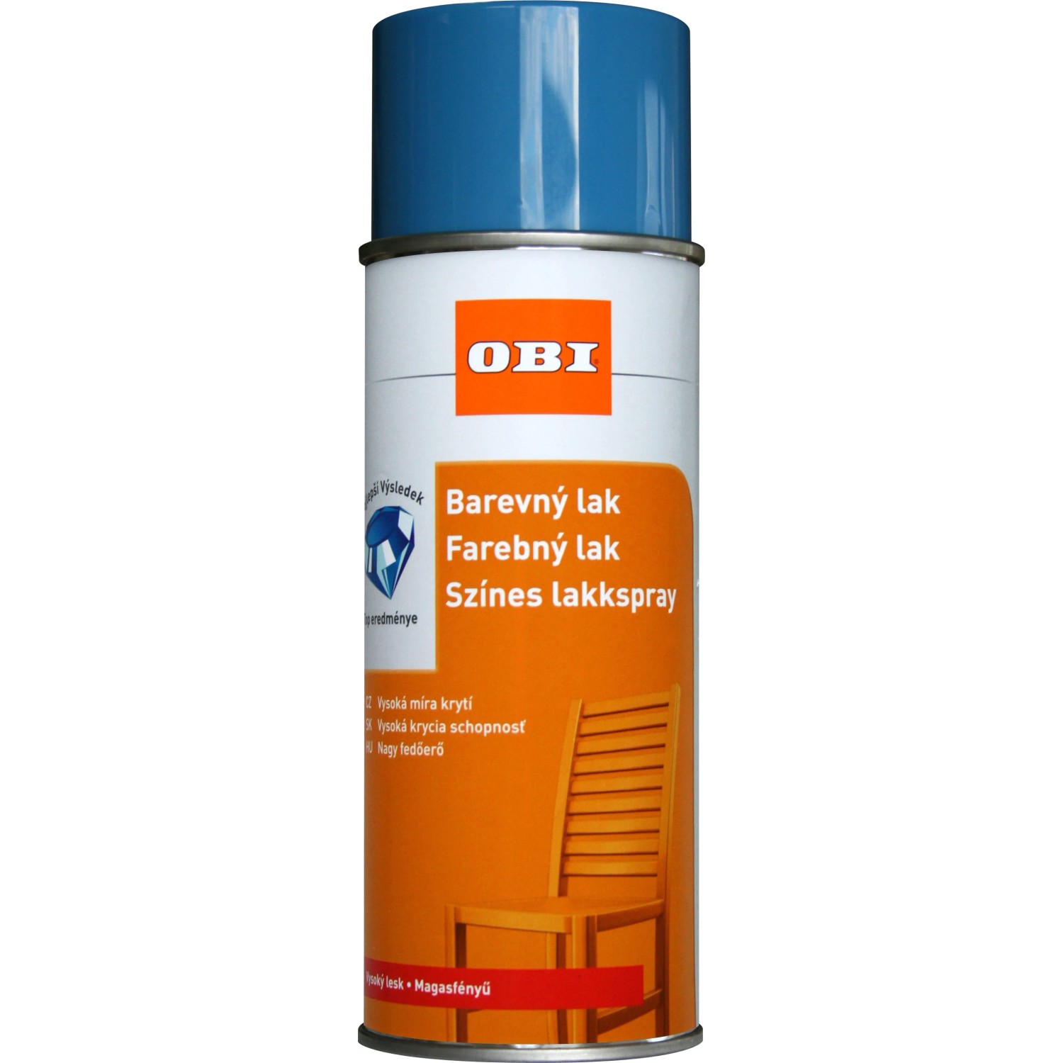 E-shop OBI Lak v spreji vysoko lesklý RAL 5012 svetlomodrá 400 ml