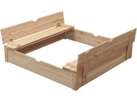 SwingKing Pieskovisko Robert, impregnované drevo, 150 x 120 cm SwingKing Pieskovisko Robert, impregnované drevo, 150 x 120 cm