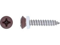 Parapet. skrutka so šošovk. hlavou PZ2 plný závit brynier.oceľ A2 3,9x19mm, 10ks