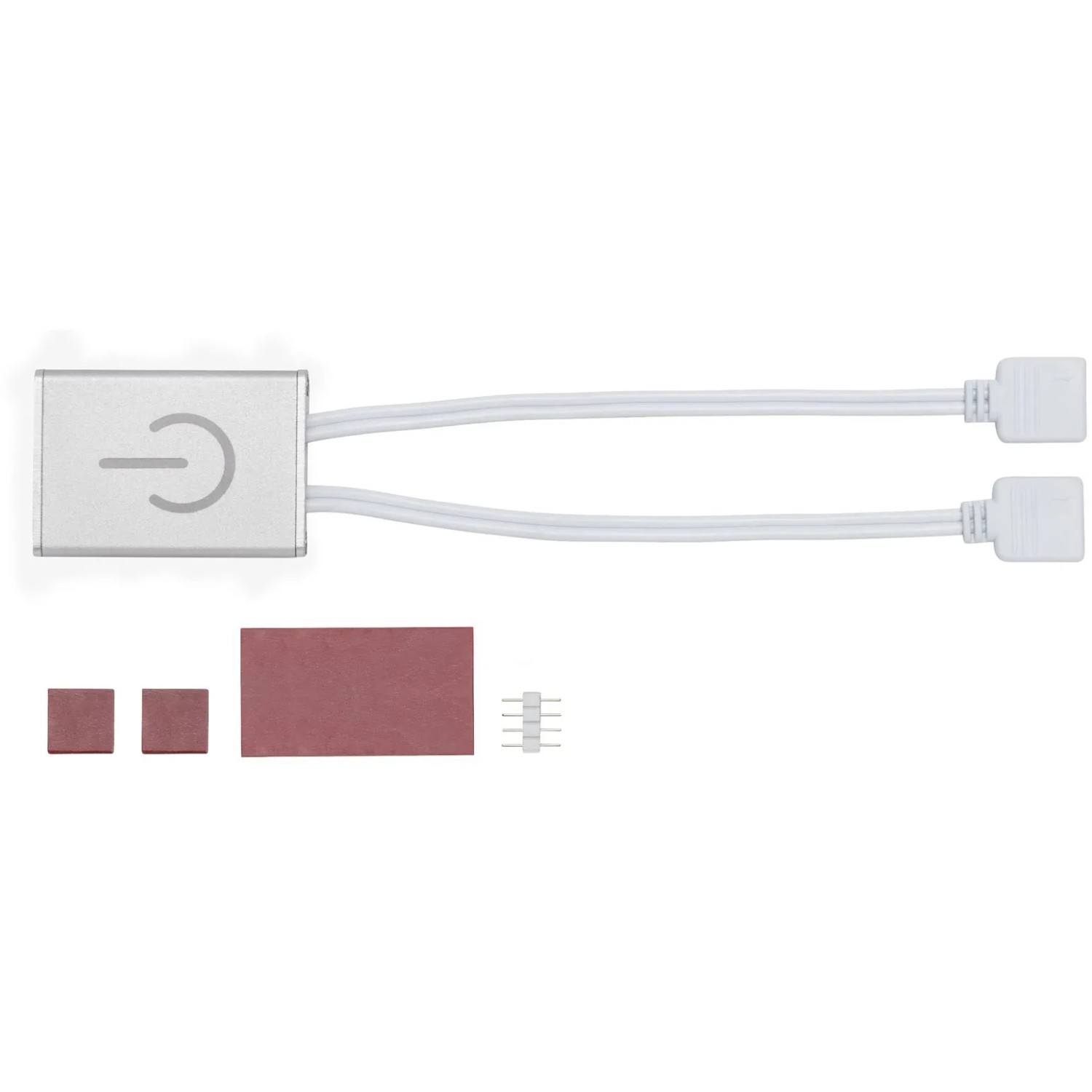 E-shop Paulmann LED dotykový vypínač Switch max. 60 W strieborný