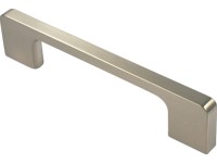 Úchytka 2027, kov, strieborná, 30 x 140 x 9 mm