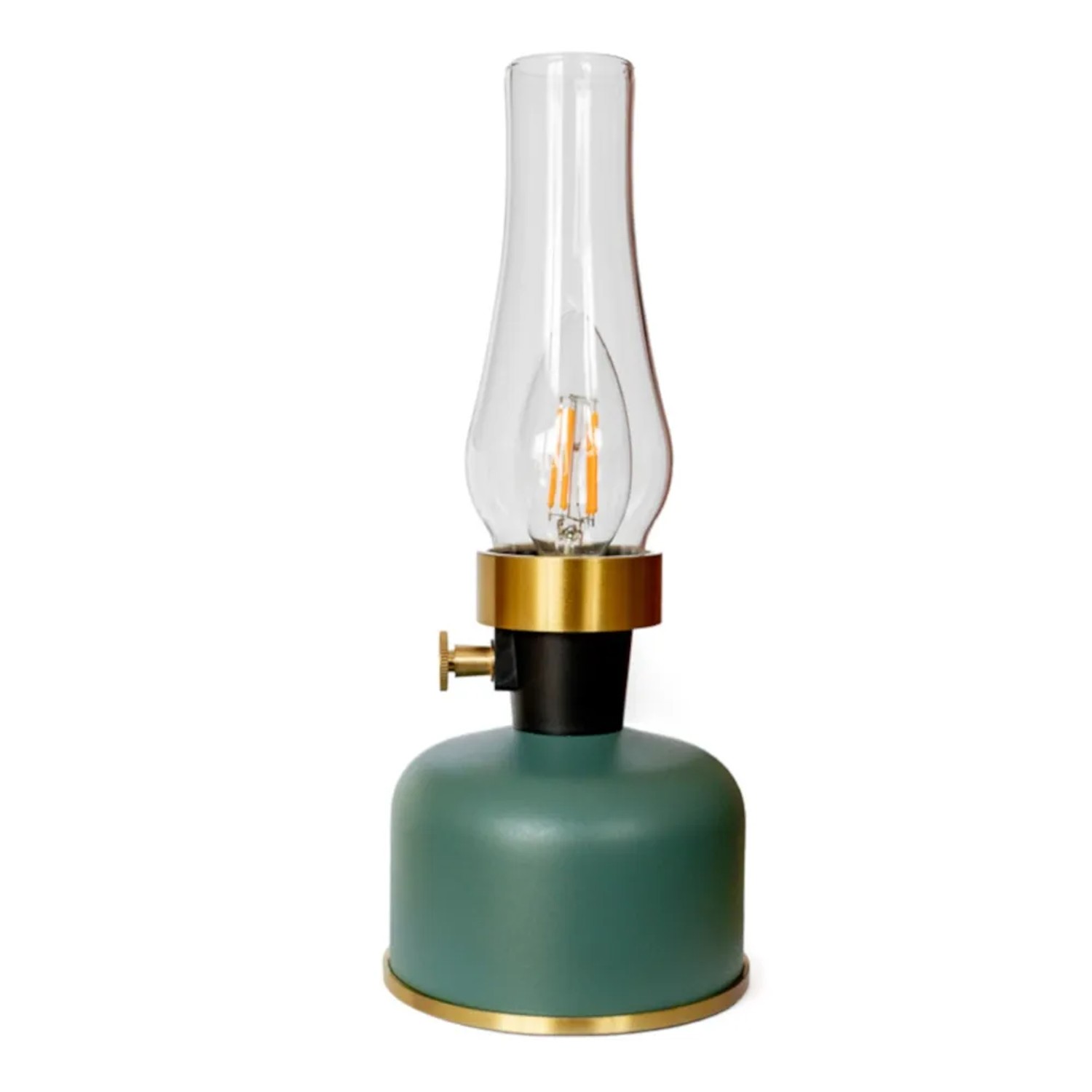 E-shop GAO Stolová lampa OLIA zelená USB-C 2,5 W 20-200 lm 1800K IP44 pr. 11 x 27,5 cm