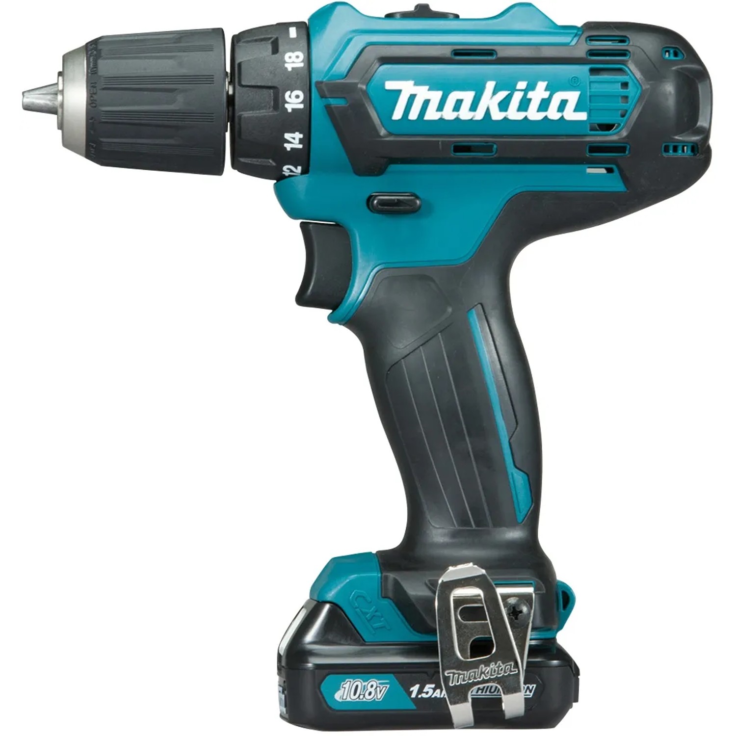E-shop Makita Aku vŕtací skrutkovač DF333DSAE, vr. Li-ion aku a kufra