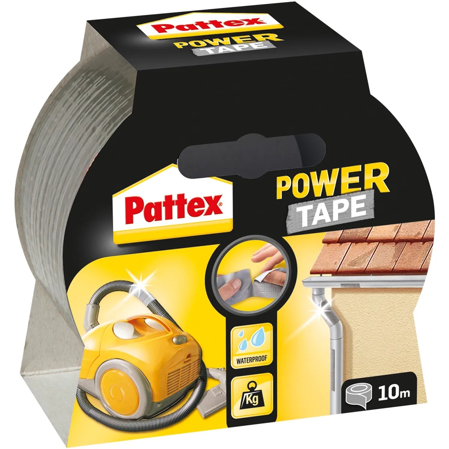 E-shop Pattex Montážna lepiaca páska POWER TAPE strieborná 10 m