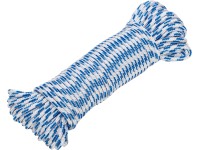 LUX-TOOLS Polypropylénové trimovacie lano pletené biele pr. 4 mm x 20 m