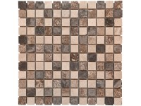 Euro Stone Kamenná mozaika Kronos/Travertin Beige Noce Marron Emperador 30,5 x 3 Euro Stone Kamenná mozaika Kronos/Travertin Beige Noce Marron Emperador 30,5 x 3