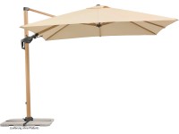 Schneider Slnečník Rhodos Twist Woody prírodný 300 x 300 cm