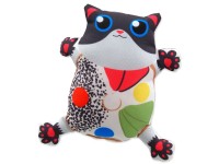 Let's Play Látkové mačiatko, so šantou mačacou, 14 cm
