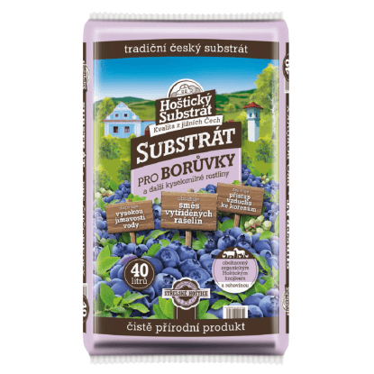 Hoštický substrát Substrát pre čučoriedky a iné kyslomilné rastliny 40 l