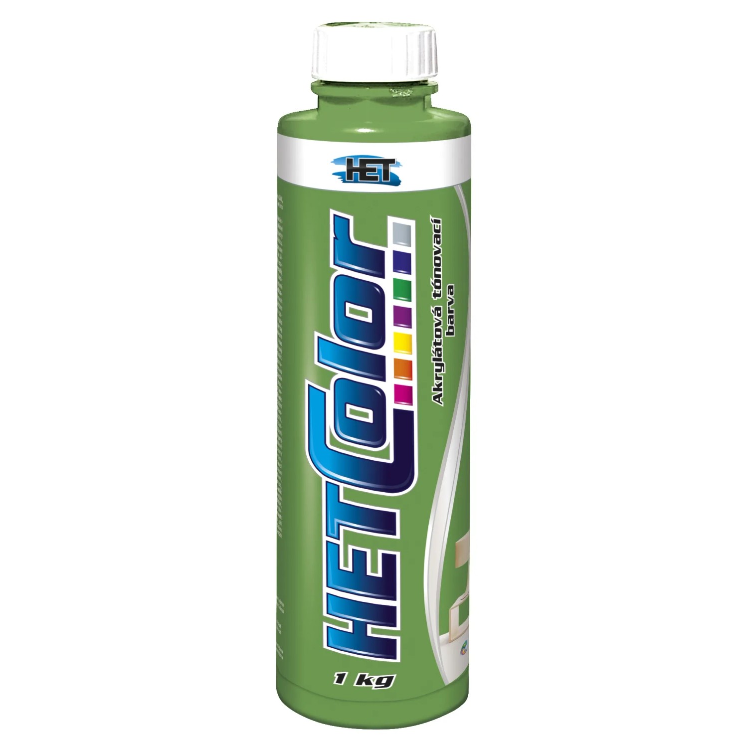 E-shop HETCOLOR Akrylátová tónovacia farba zelená limetková 1 kg