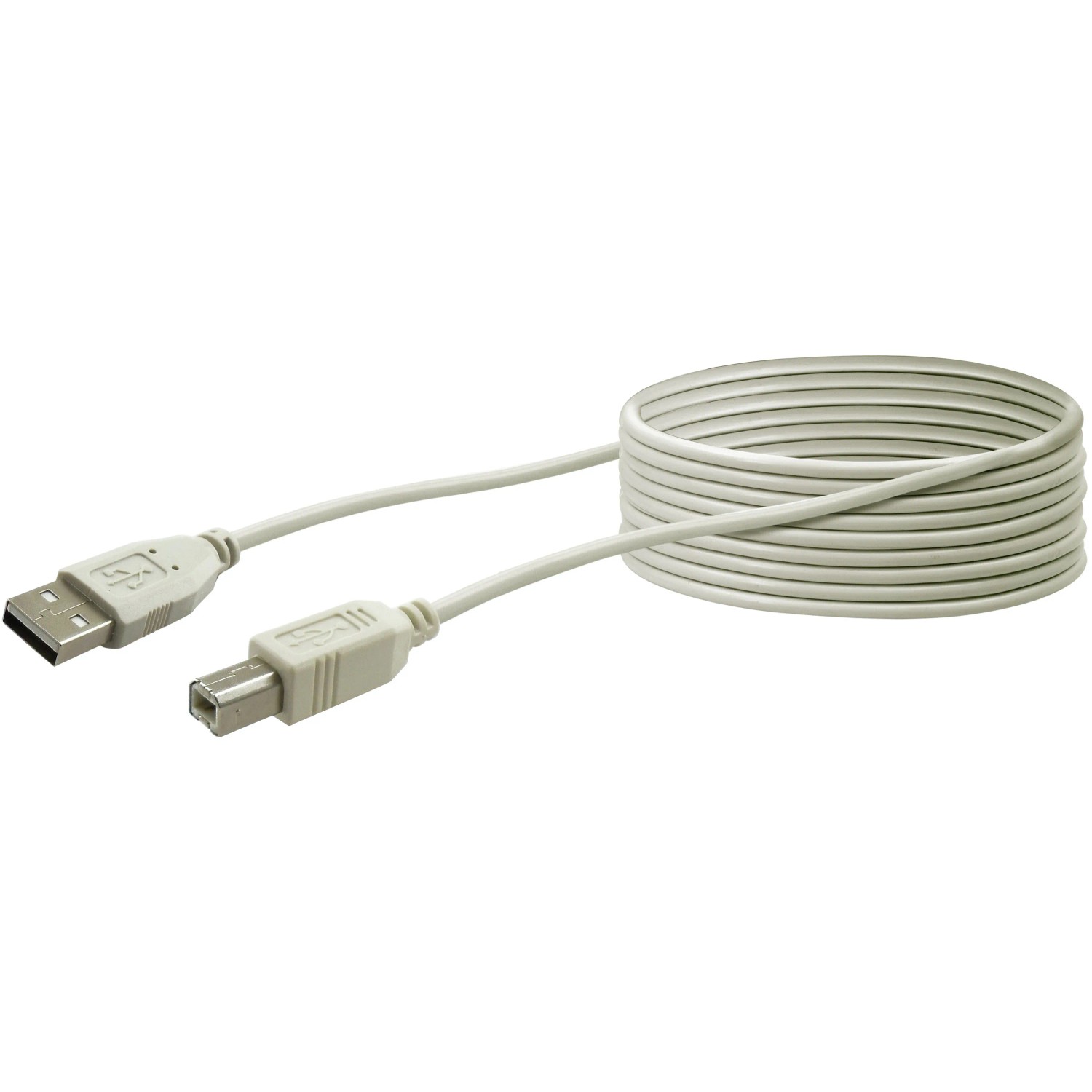E-shop Schwaiger Pripájací kábel USB 2.0 sivý 3 m