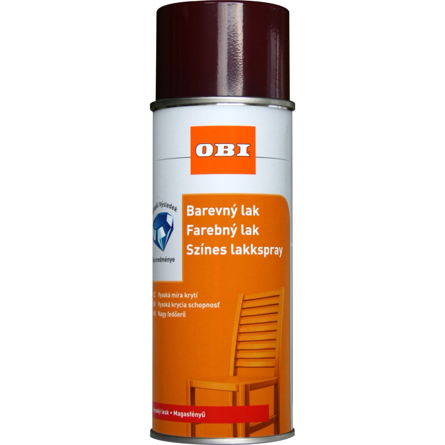 E-shop OBI Lak v spreji vysoko lesklý burgundská 400 ml