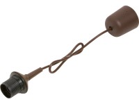 OBI E27 Závesné svietidlo 80 cm hnedé