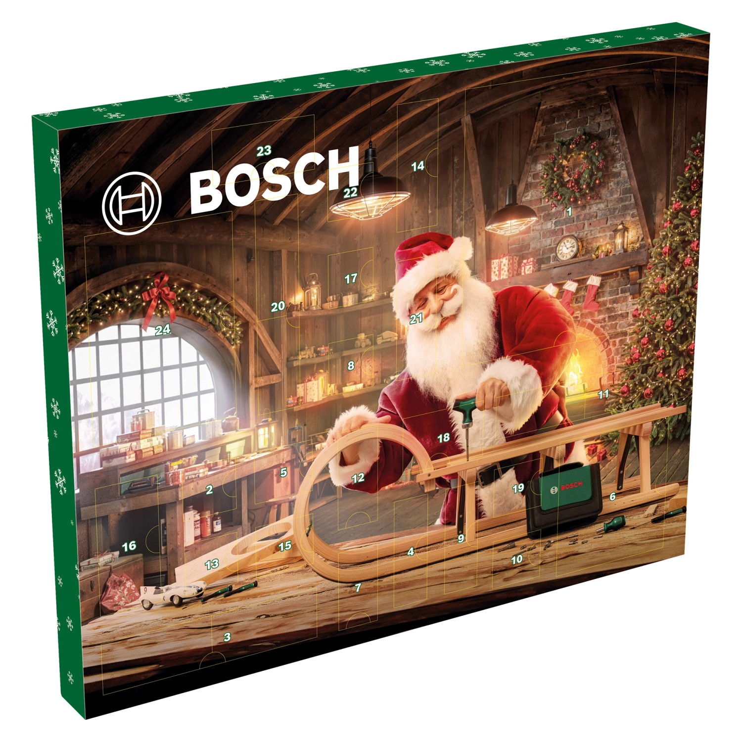 Bosch Adventný kalendár 2024 s 33 dielmi ručného náradia nakúpiť v OBI
