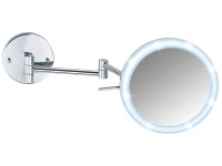 Wenko Power-Loc Nástenné LED zrkadlo Aura