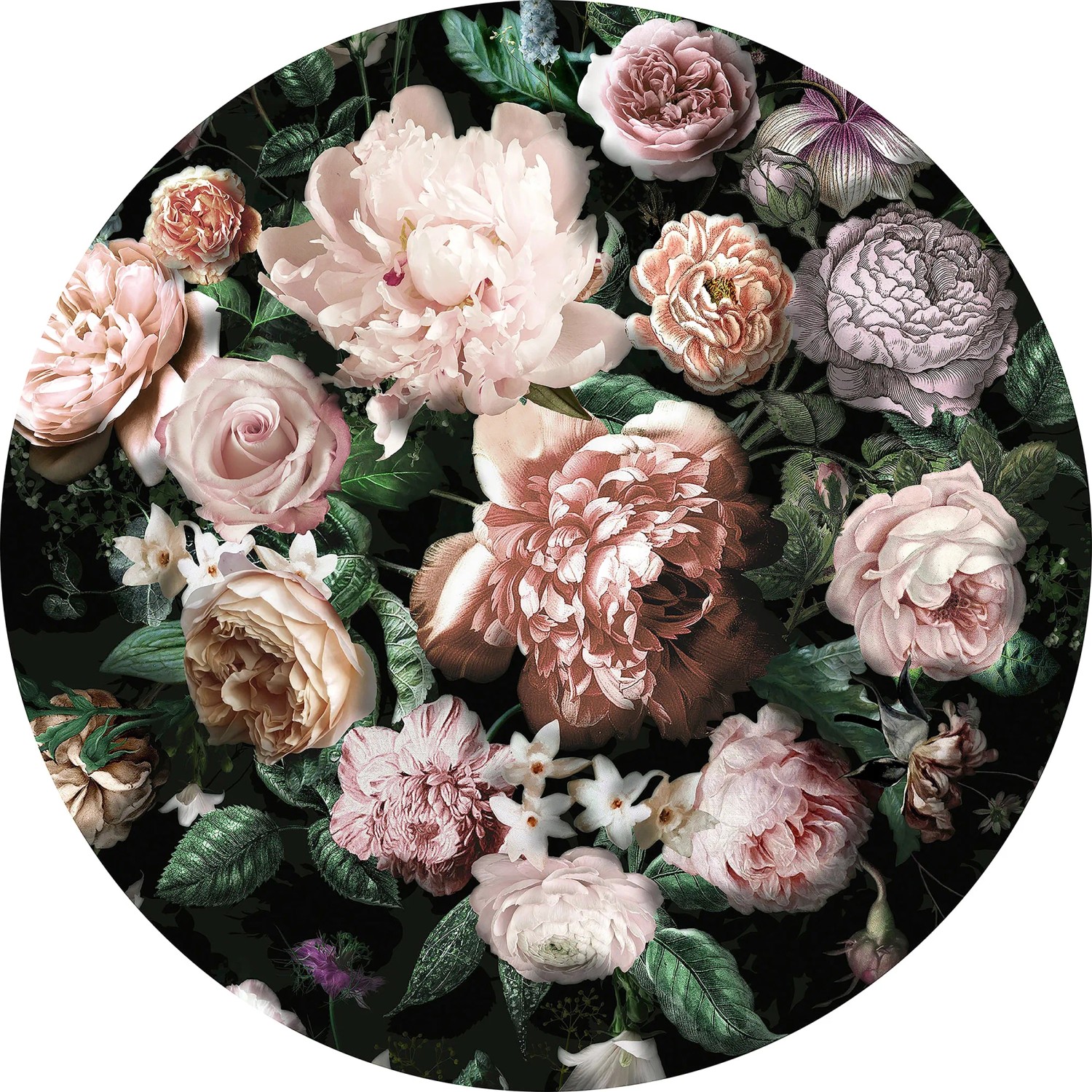 E-shop Komar Samolepiaca vliesová fototapeta Dot Flower Couture pr. 125 cm