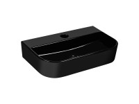 A-Interiéry Keramické umývadlo na dosku Benny 380 čierne