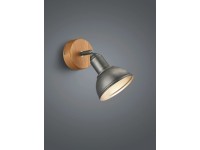 Trio Bodové svietidlo s rozptýleným svetlom Delhi antický nikel 1-ramenné E14