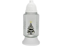 Z-TRADE Náhrobný lampáš Madona Vianočný stromček 27 cm + vklad 80 g