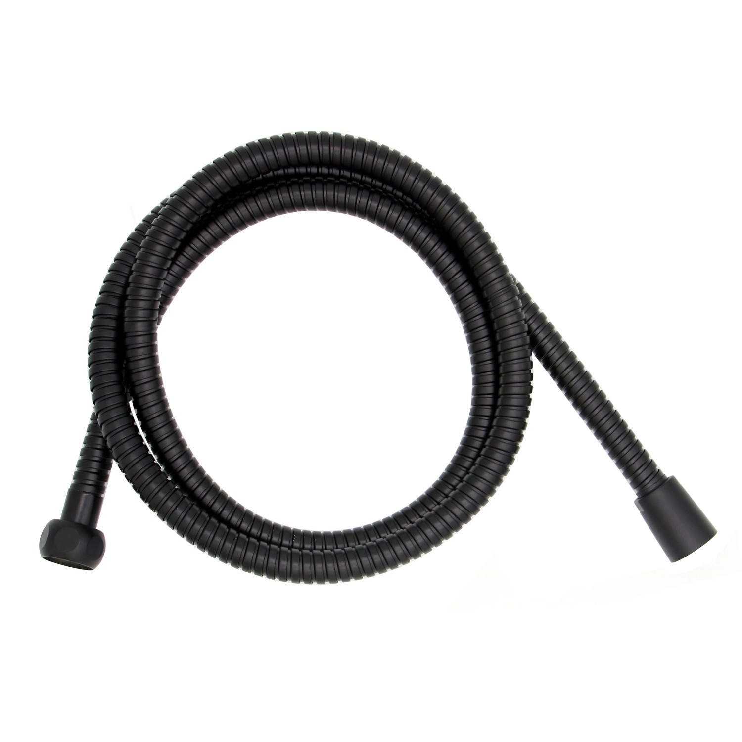 E-shop Sanotechnik Kovová sprchová hadica 114-5, matná čierna, 150 cm