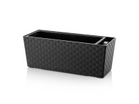 FlowerLover Samozavlažovací kvetináč Supreme 50 antracitový 49,5 x 19 x 19 cm