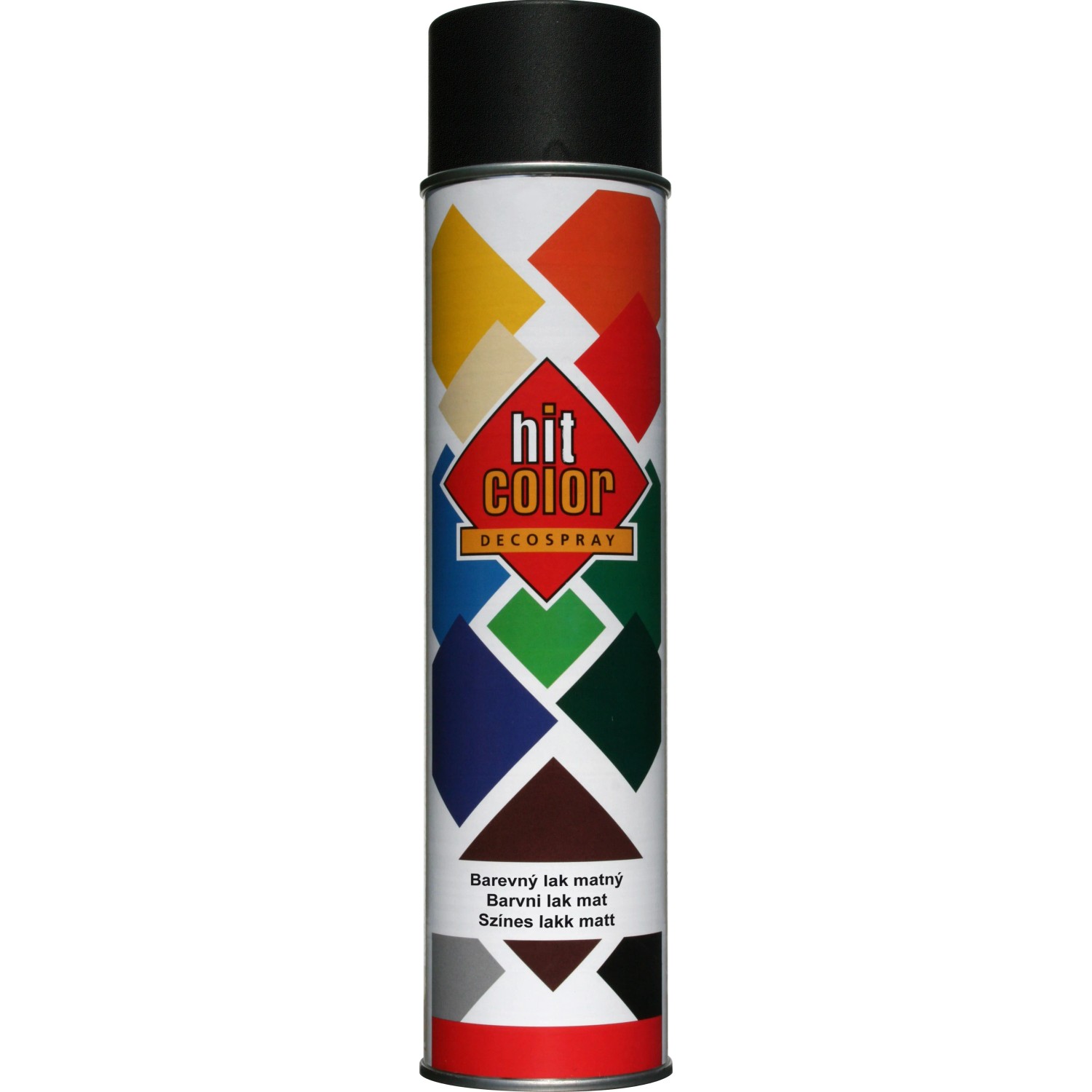 E-shop hitcolor Dekoratívny lak v spreji matný RAL 9005 čierny 600 ml