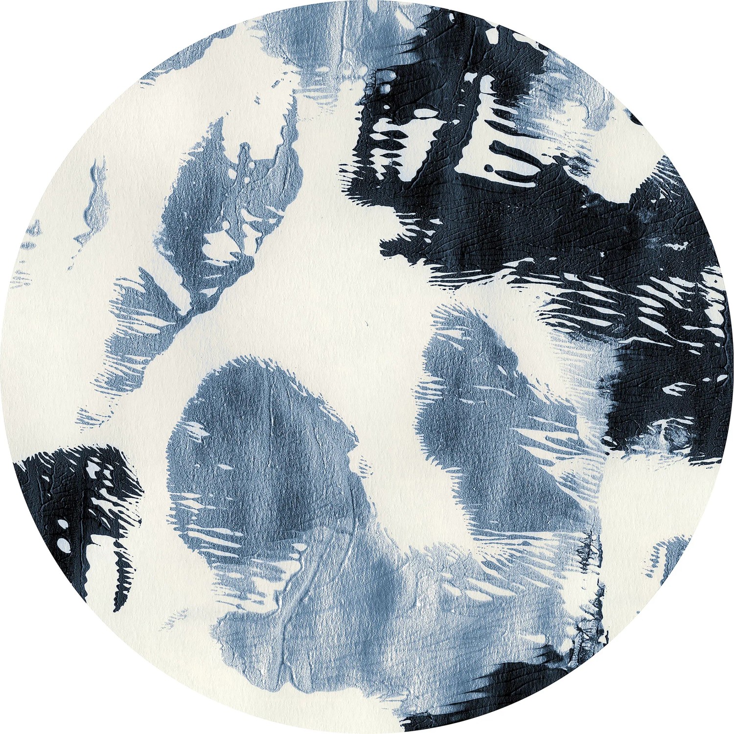 E-shop Komar Samolepiaca vliesová fototapeta Dot Arty Blue pr. 125 cm