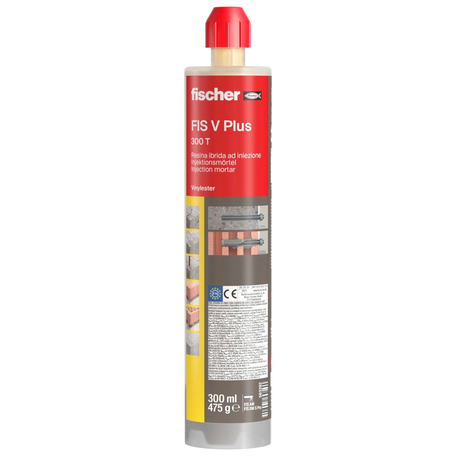 E-shop Fischer Injektážna chemická malta FIS V Plus 300 T, 300 ml