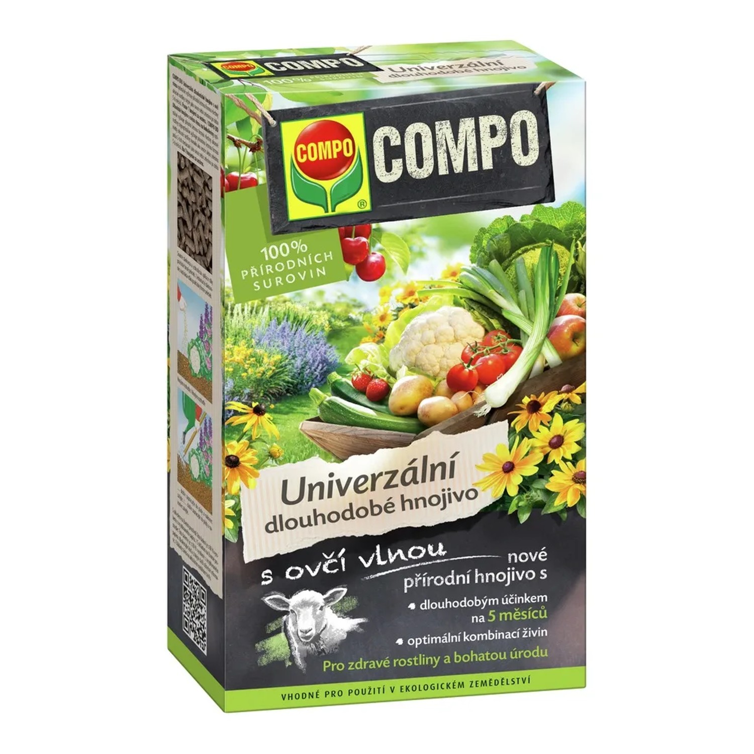E-shop COMPO Univerzálne dlhodobé hnojivo s ovčou vlnou 750 g